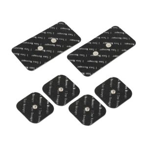 Self-adhesive Snap Electrodes with Clip Connectors Pack of 2